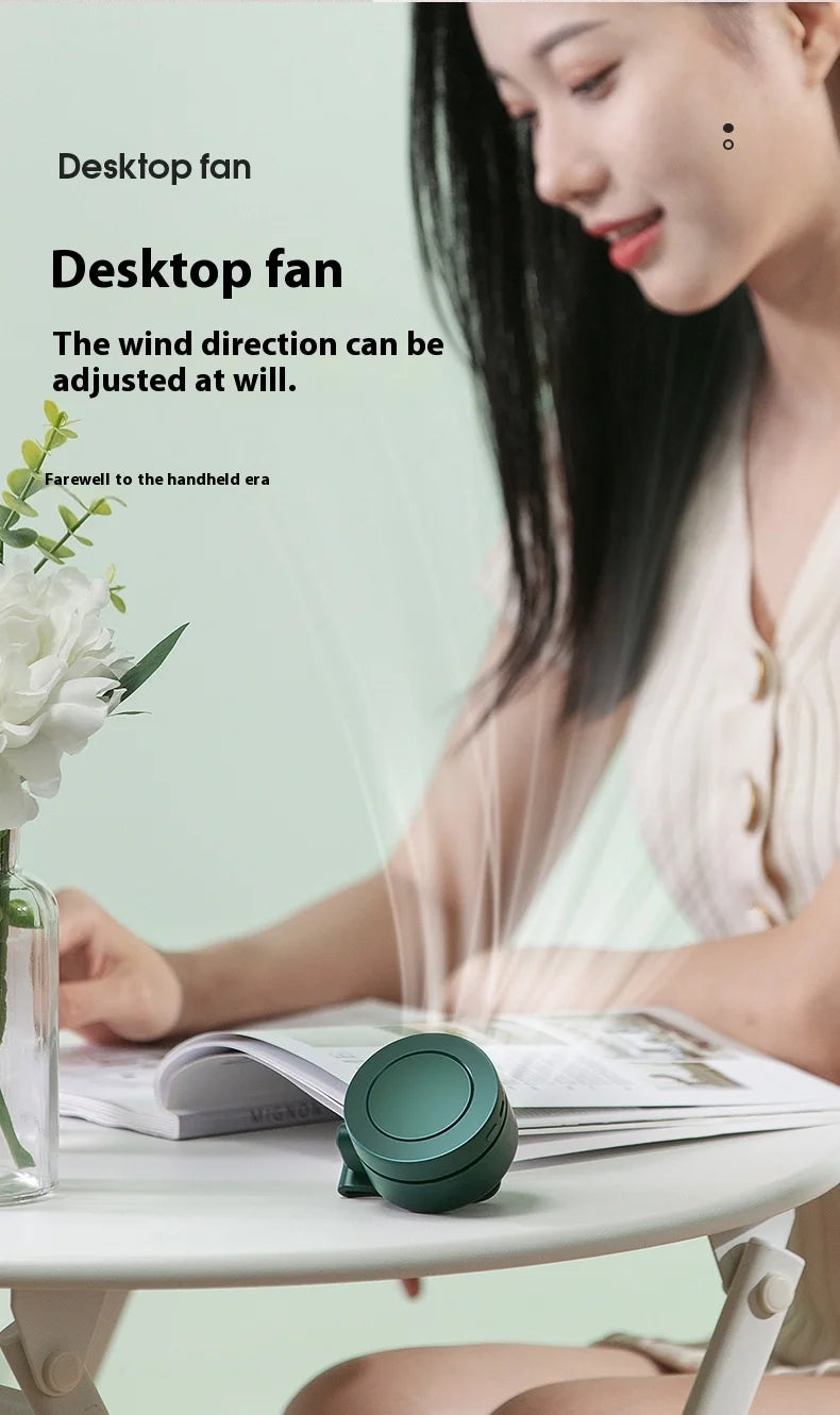 Aurevia Breeze™ | Ventilador Portátil 360° de 3 Velocidades