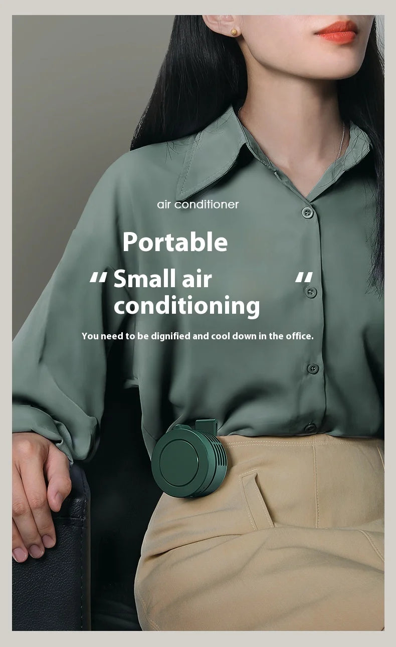 Aurevia Breeze™ | Ventilador Portátil 360° de 3 Velocidades